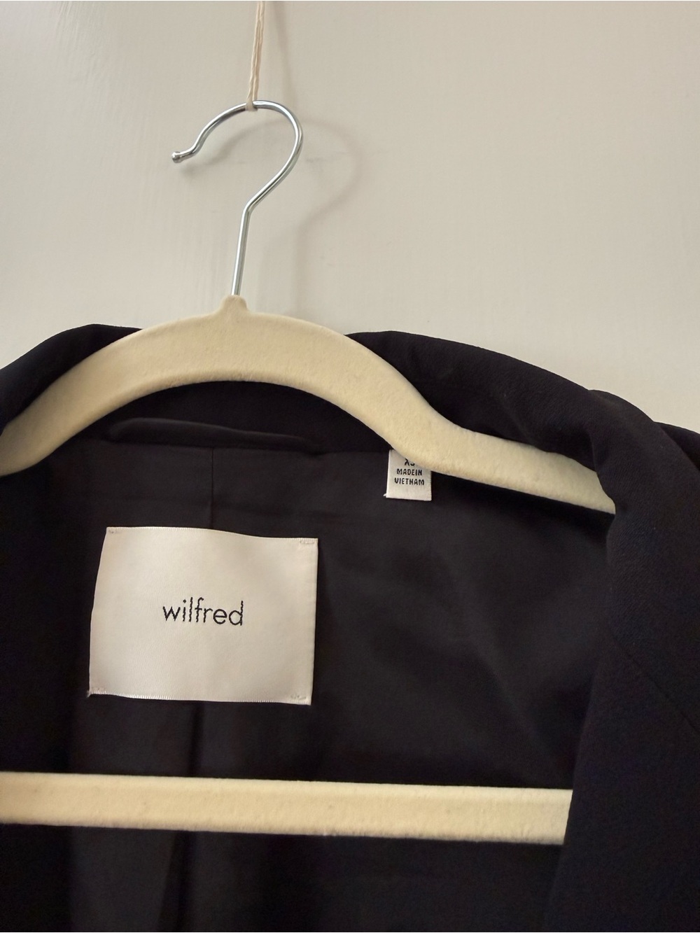Aritzia Wilfred Black Single-Button Women's Blazer, Size XS - Picture 4 of 6
